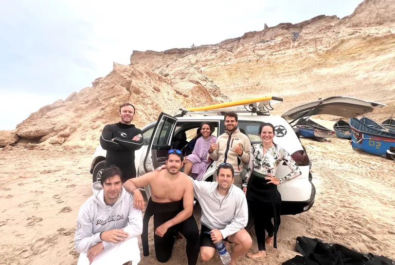 Trip surf en groupe à Dakhla